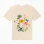 TShirt Cream - Botanical Butterfly