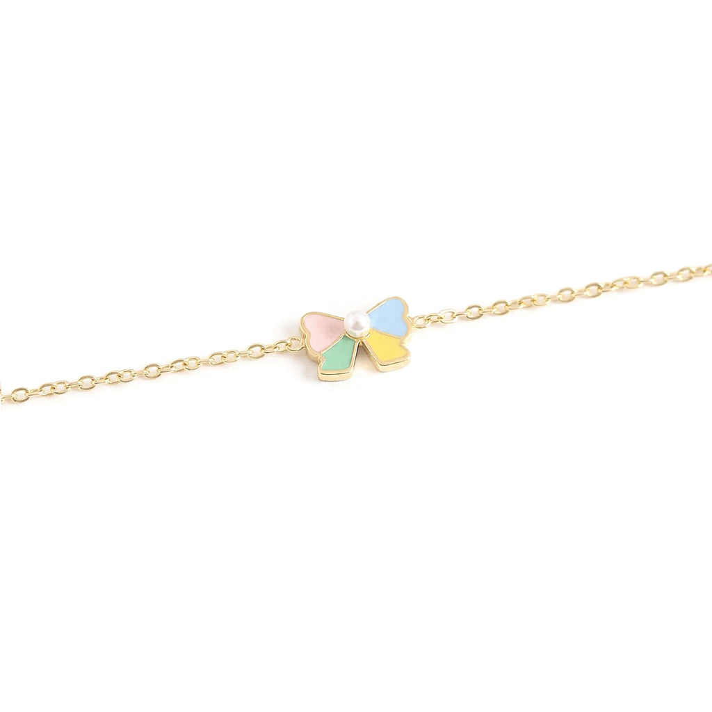 Kids Bracelet Gold Plated - Bow