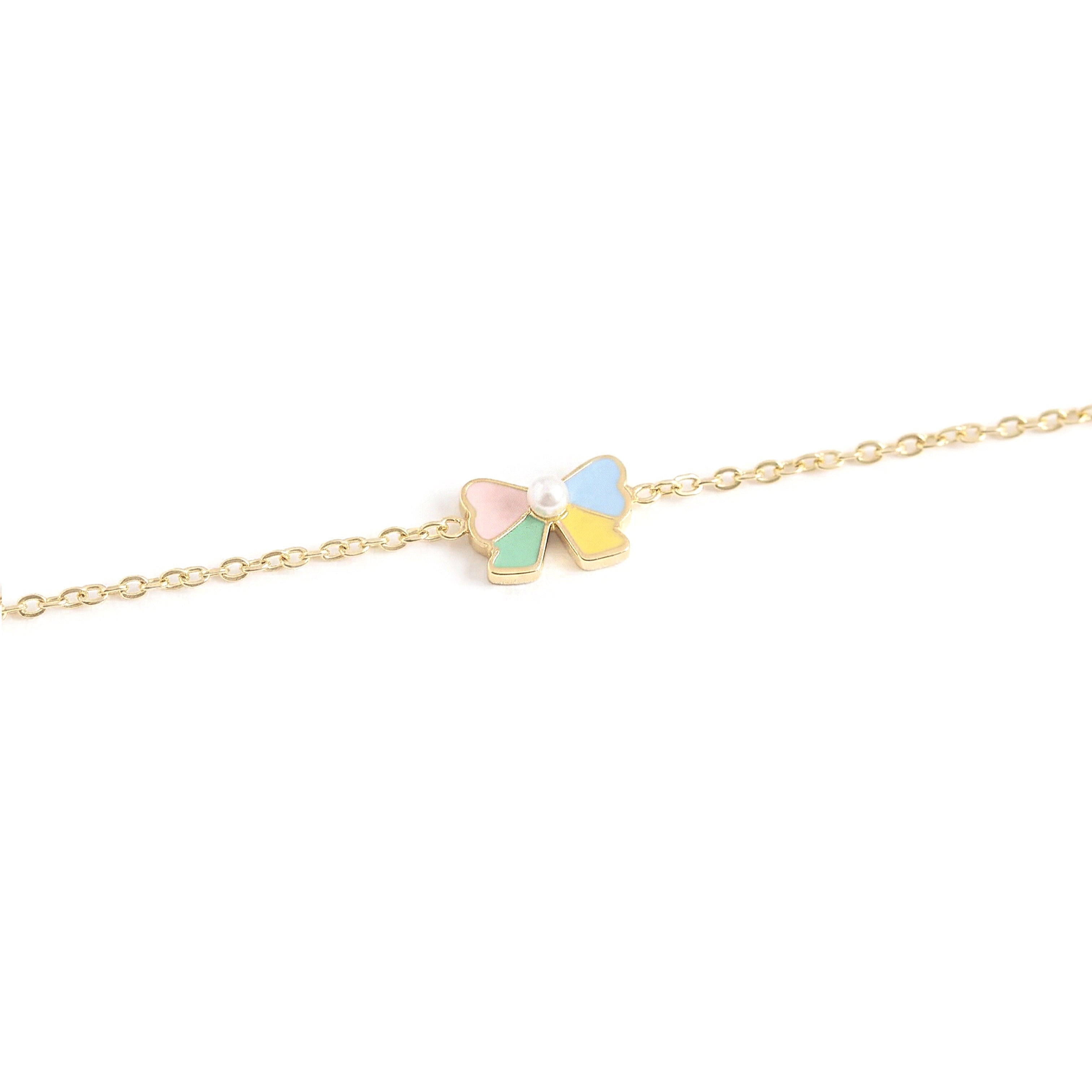 Kids Bracelet Gold Plated - Bow
