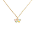 Kids Necklace Gold Plated - Bow