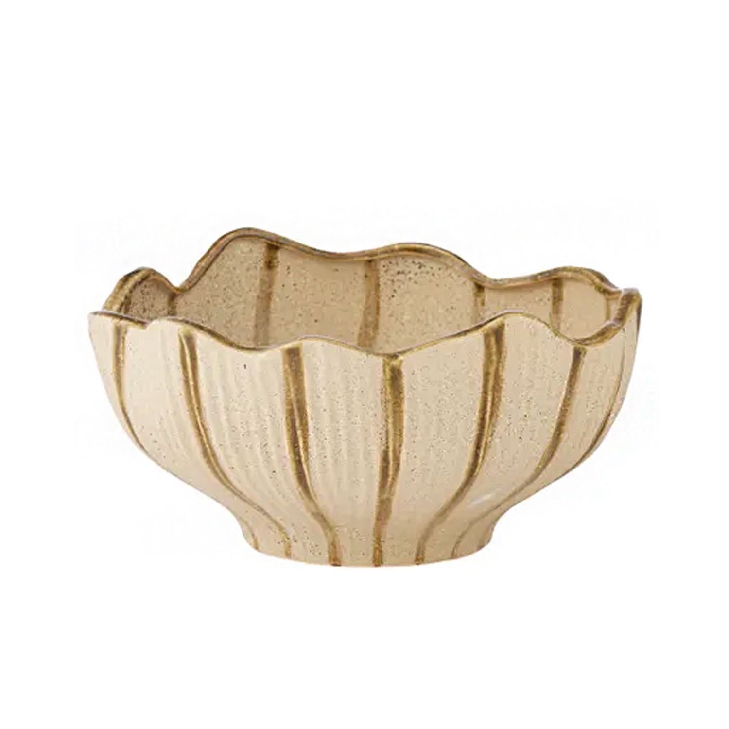 Bowl Alessia Ceramic 30.5x15cm Ivory/Olive