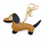 Keychain Dachshund Brown