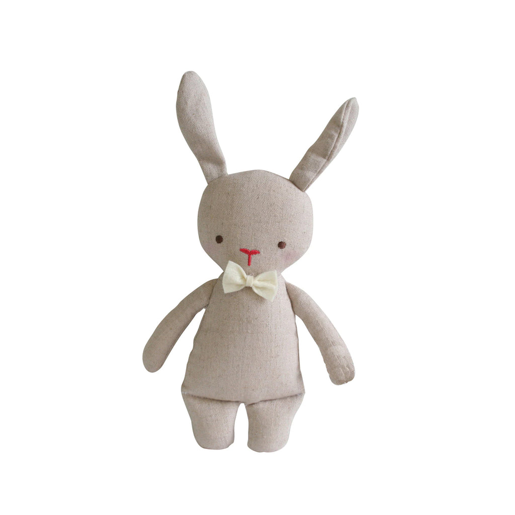 Rattle Linen Mini Bunny