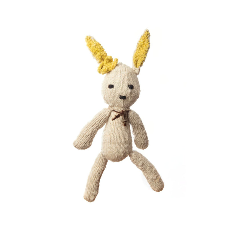 Knitted Ditsy Rabbit - Cream - Small