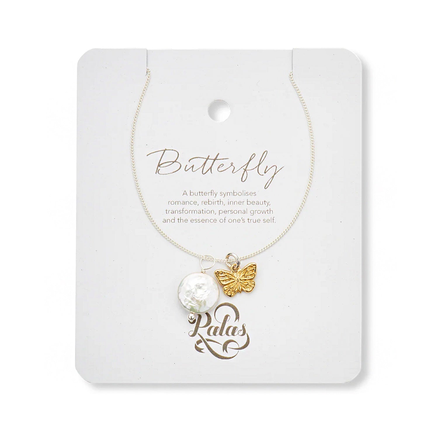 Necklace Goddess Amulet - Butterfly