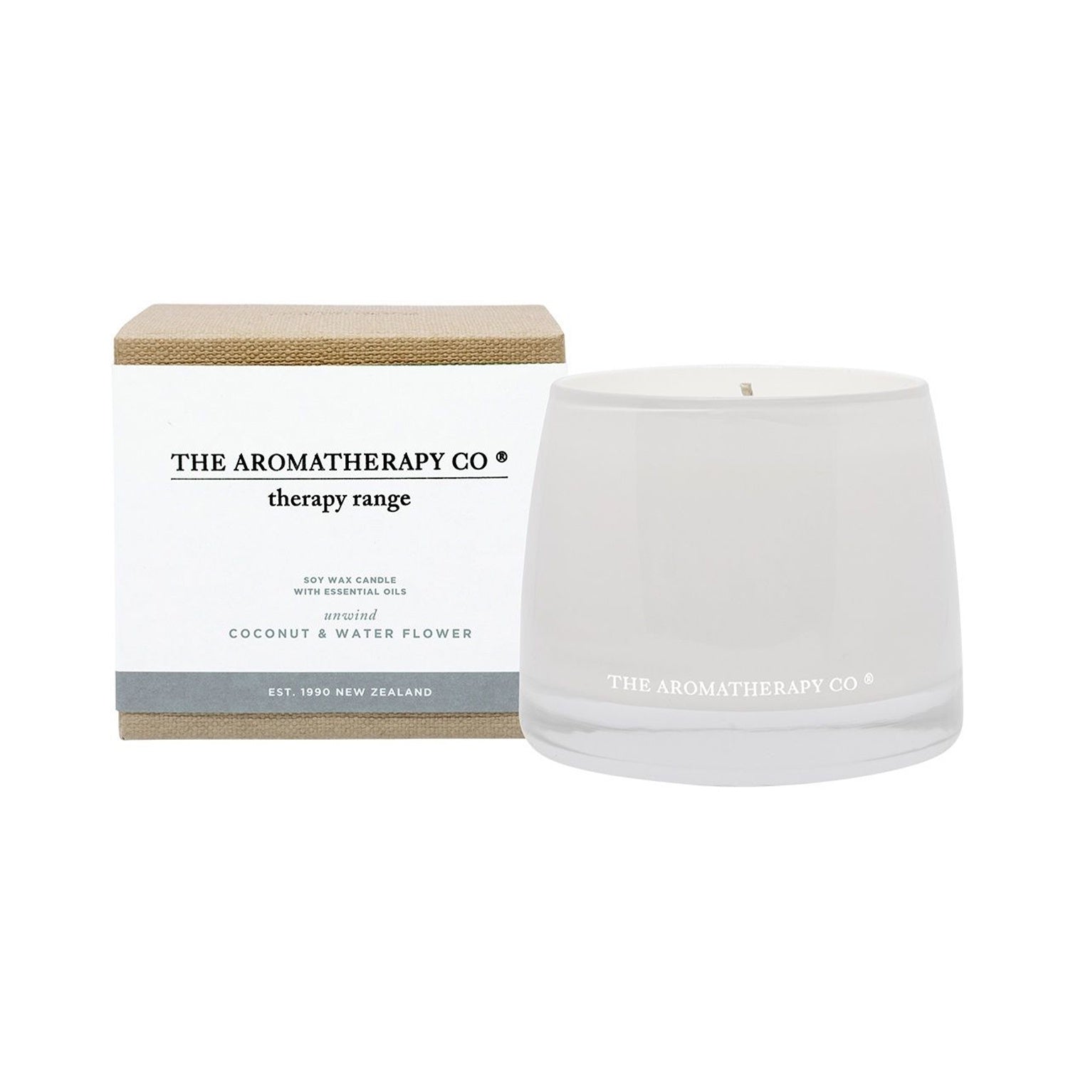 Candle Therapy Unwind - Coconut & Water Flower