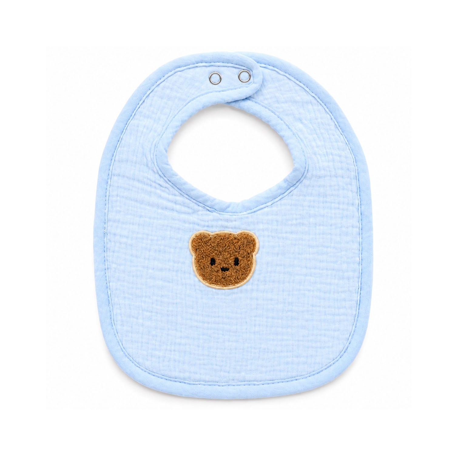 Bib Teddy - Blue