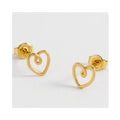 Earring Doodle Heart