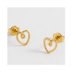 Earring Doodle Heart