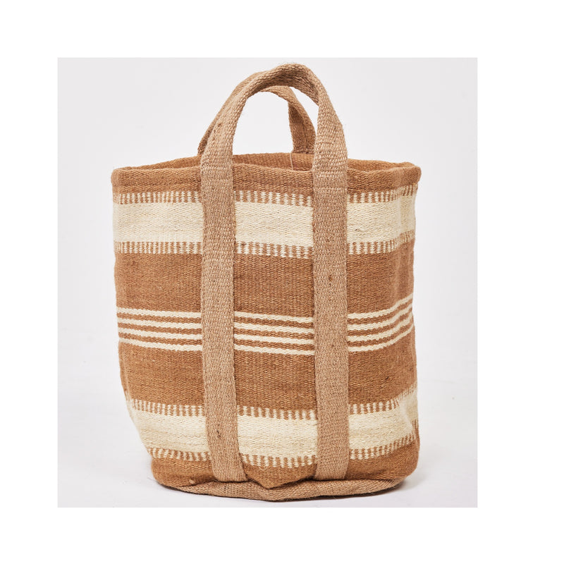 Basket Cabin - Brown Stripe