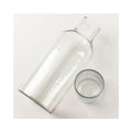 Carafe & Cup Handblown & Hammered Glass - Clear