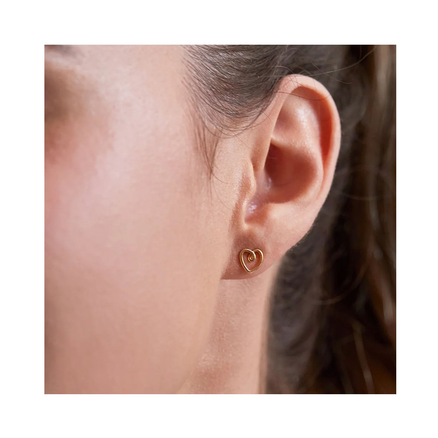 Earring Doodle Heart