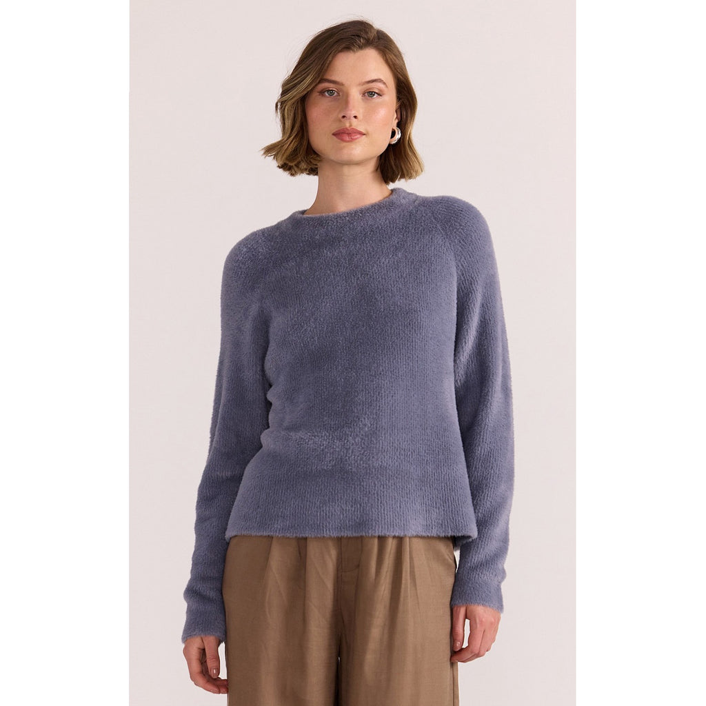 Knit Celina Cozy Jumper - Steel Blue