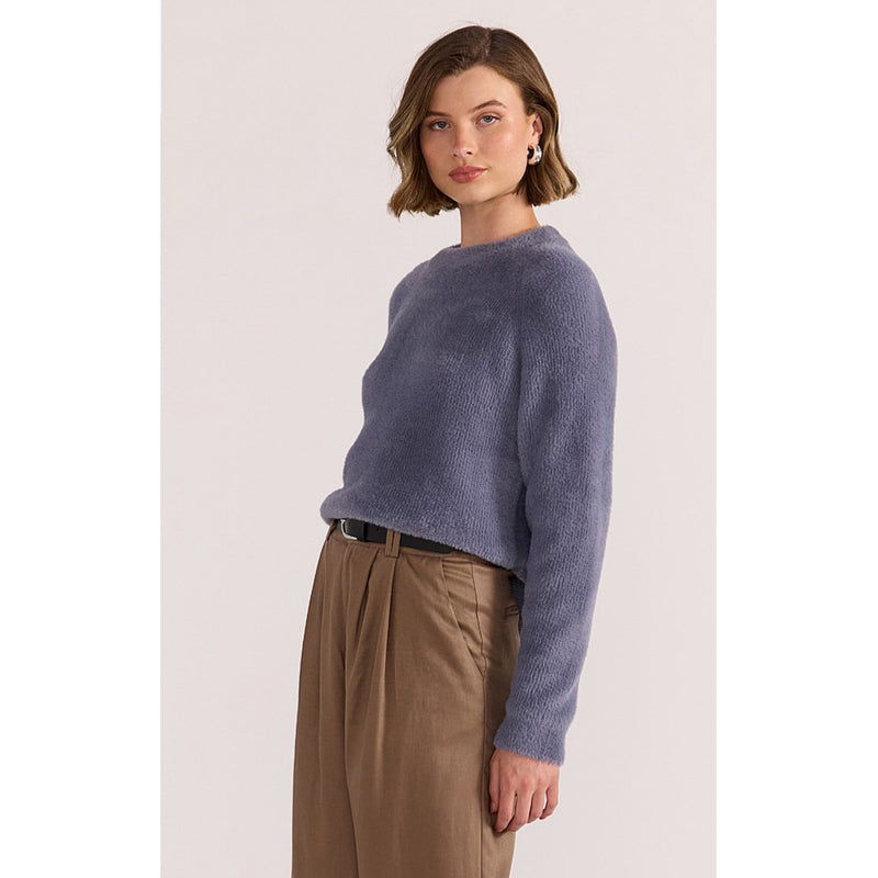 Knit Celina Cozy Jumper - Steel Blue