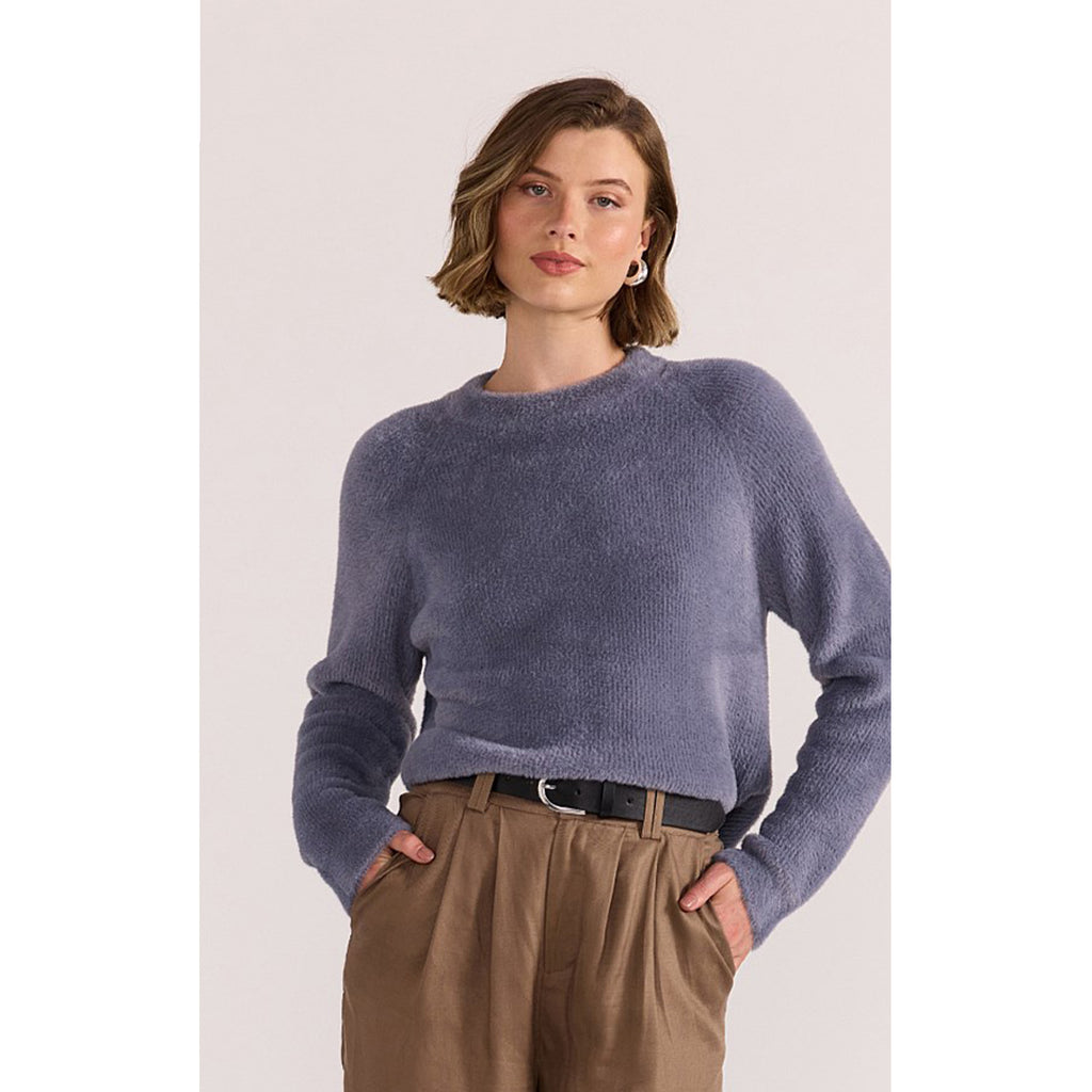 Knit Celina Cozy Jumper - Steel Blue