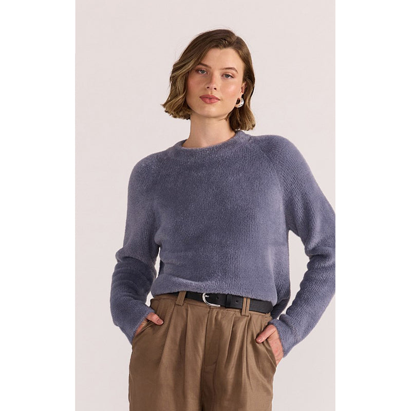 Knit Celina Cozy Jumper - Steel Blue