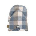 Oven Glove Half Double Check - Blue Haze