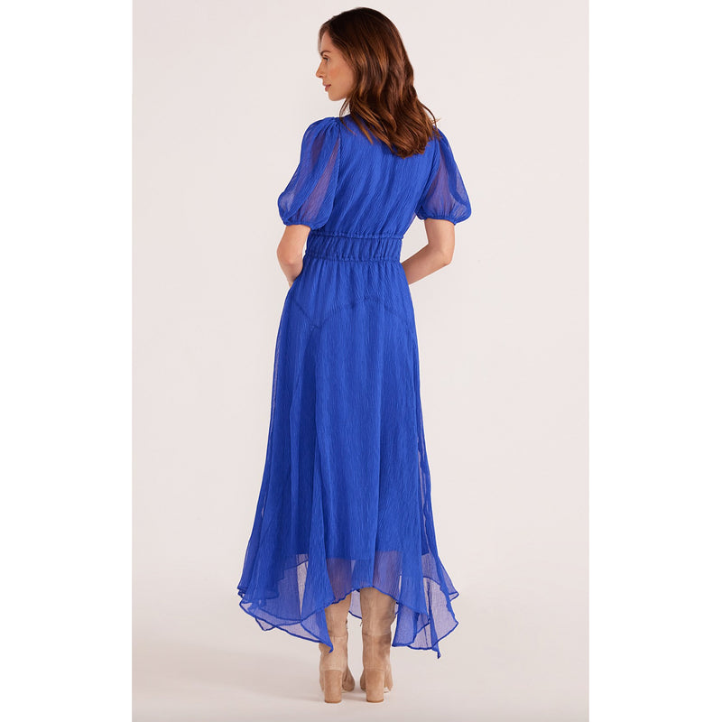 Dress Lily Hanky Hem - Sapphire