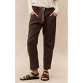 Pant Luxe Linen Chocolate