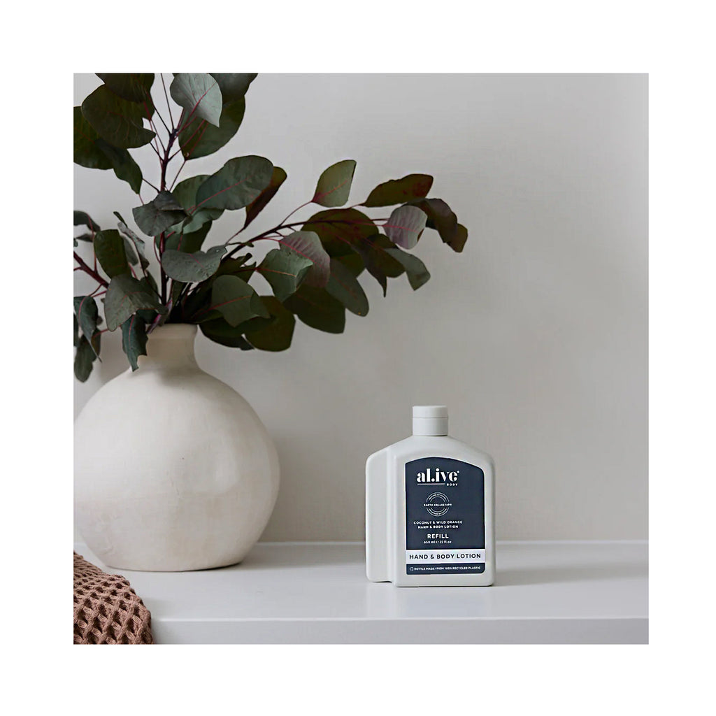 Hand & Body Lotion Refill 650ml - Coconut & Wild Orange
