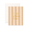 Card HB Mate Coffee Stripe