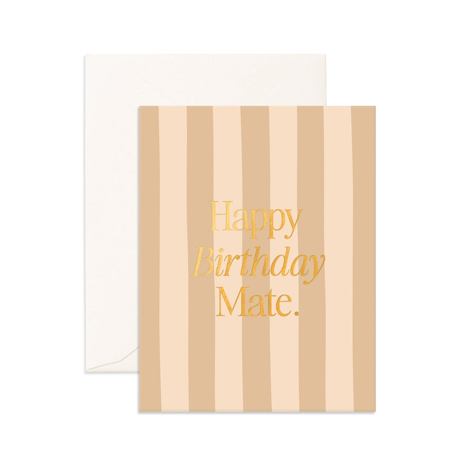 Card HB Mate Coffee Stripe
