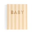Baby Book - Coffee Stripe