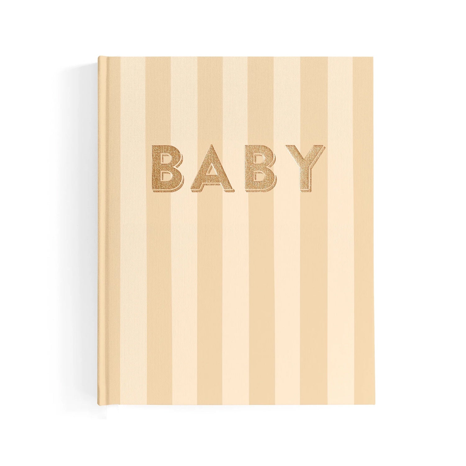 Baby Book - Coffee Stripe