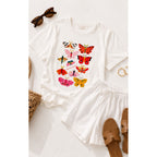TShirt White - Butterflies ONE IN MILLION