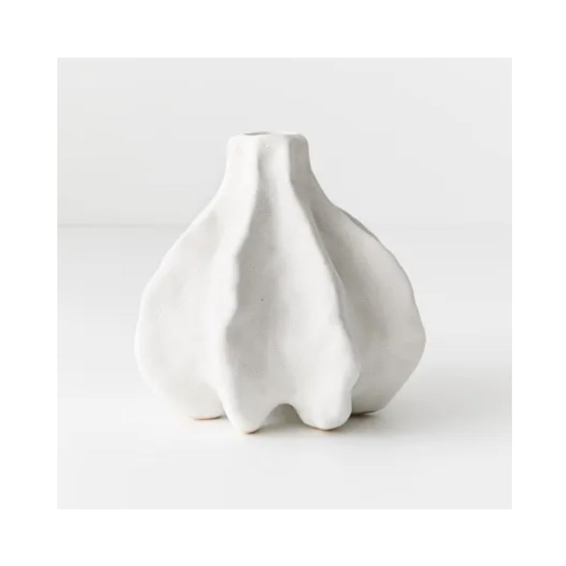 Vase Reef 14 x 15cm - White