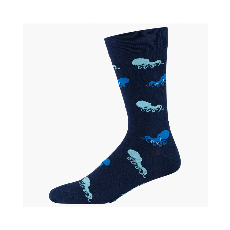 Mens Bamboo Socks Octopus
