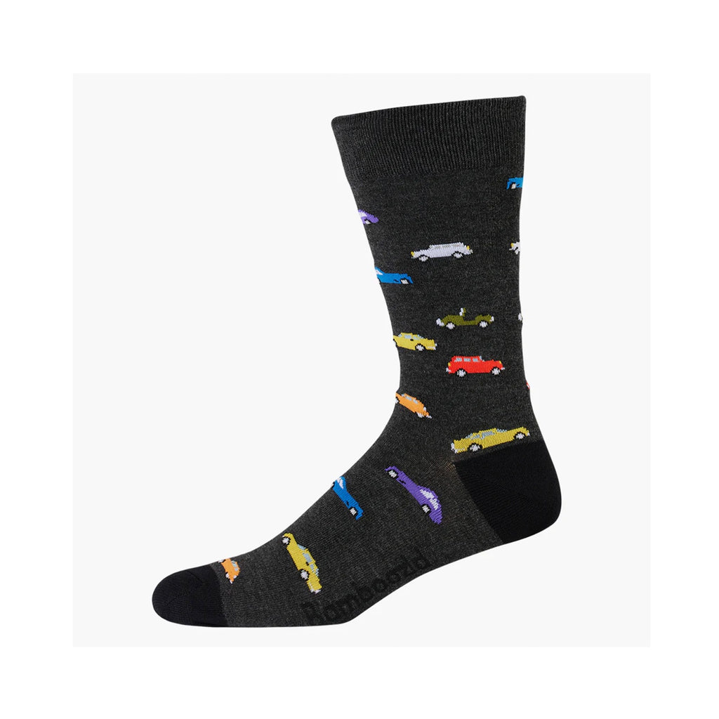 Mens Bamboo Socks Vintage Cars