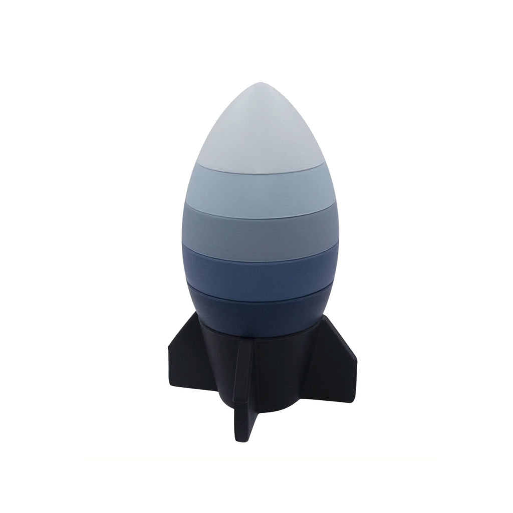 Stacking Puzzle Silicone Rocket