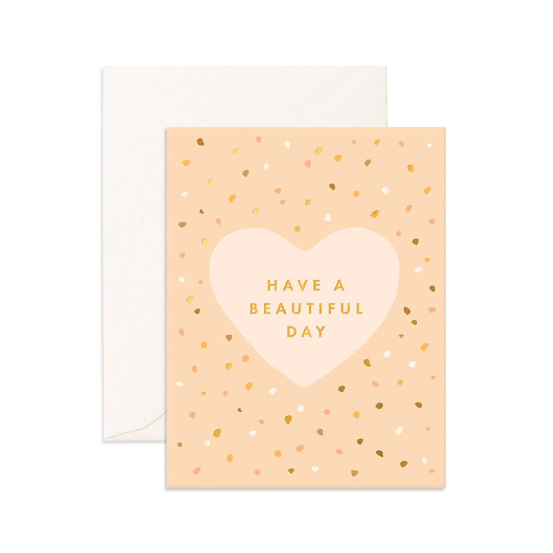 Card Beautiful Day Sprinkles Greeting