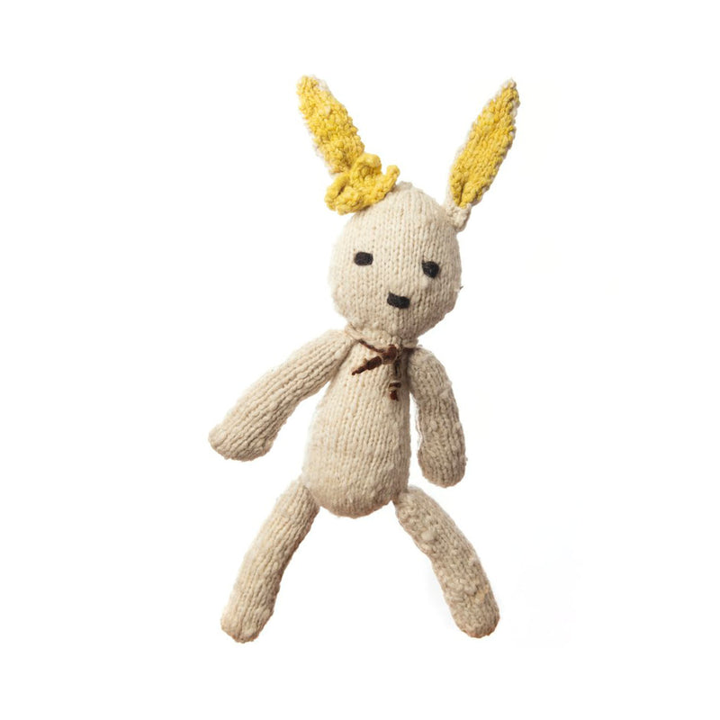 Knitted Ditsy Rabbit - Cream - Large