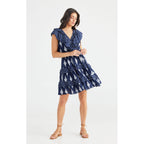 Dress Kiki - Navy Embroidery