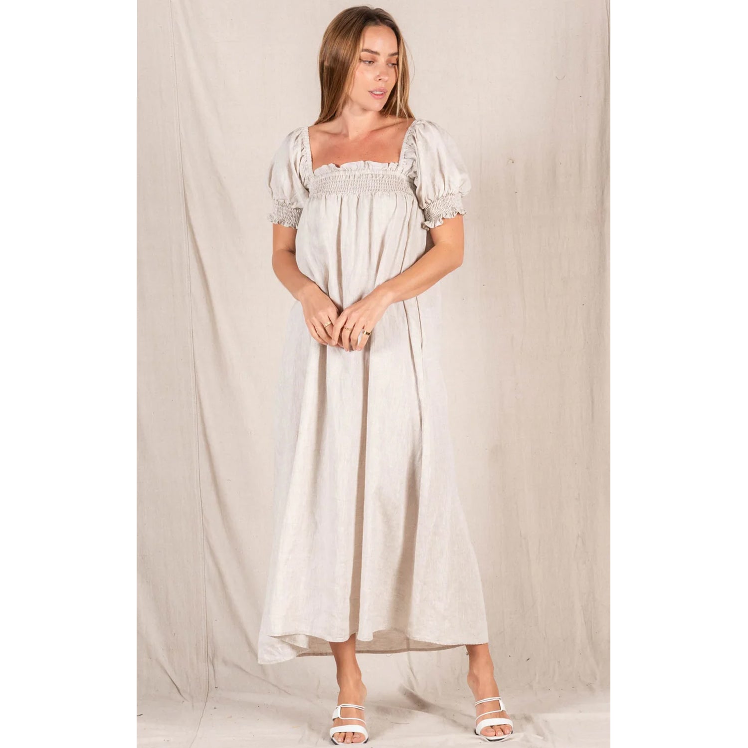 Dress Pia -  Natural
