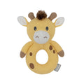 Knitted Ring Rattle - Noah The Giraffe