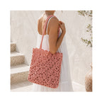 Tote Corallo Crochet - Pink Coral
