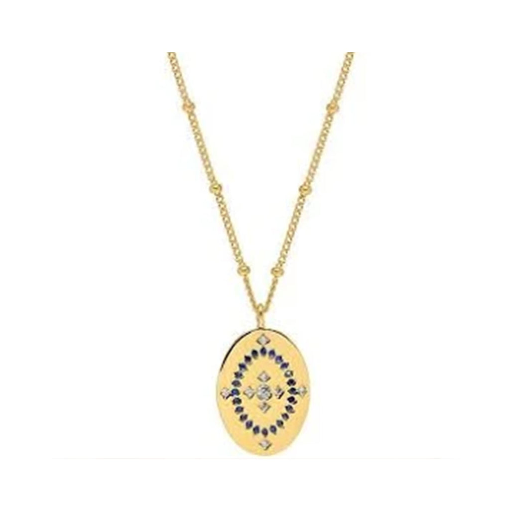 Necklace Cz Oval - Gold Plated