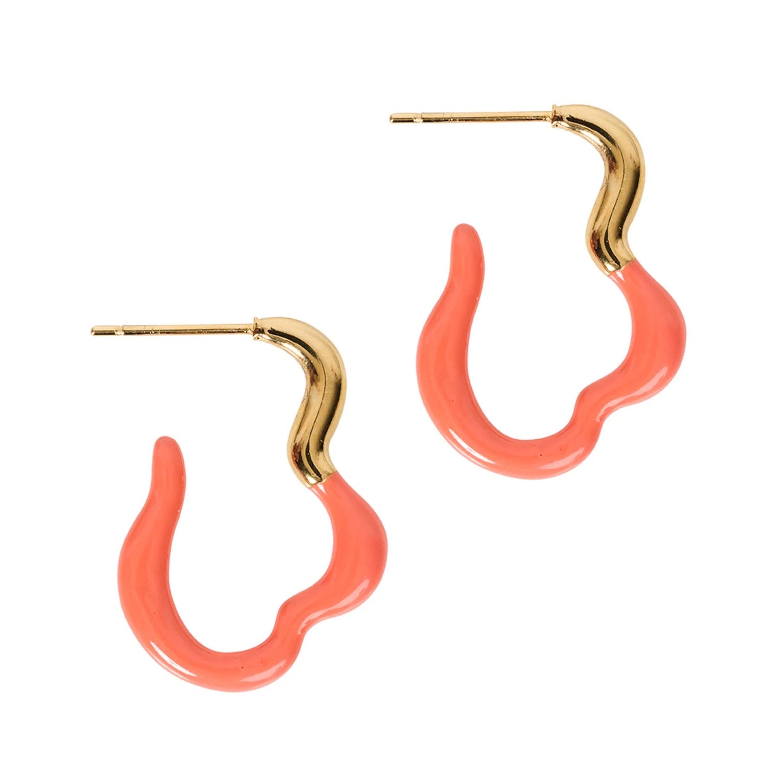 Earrings Treville - Coral