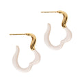 Earrings Treville - White