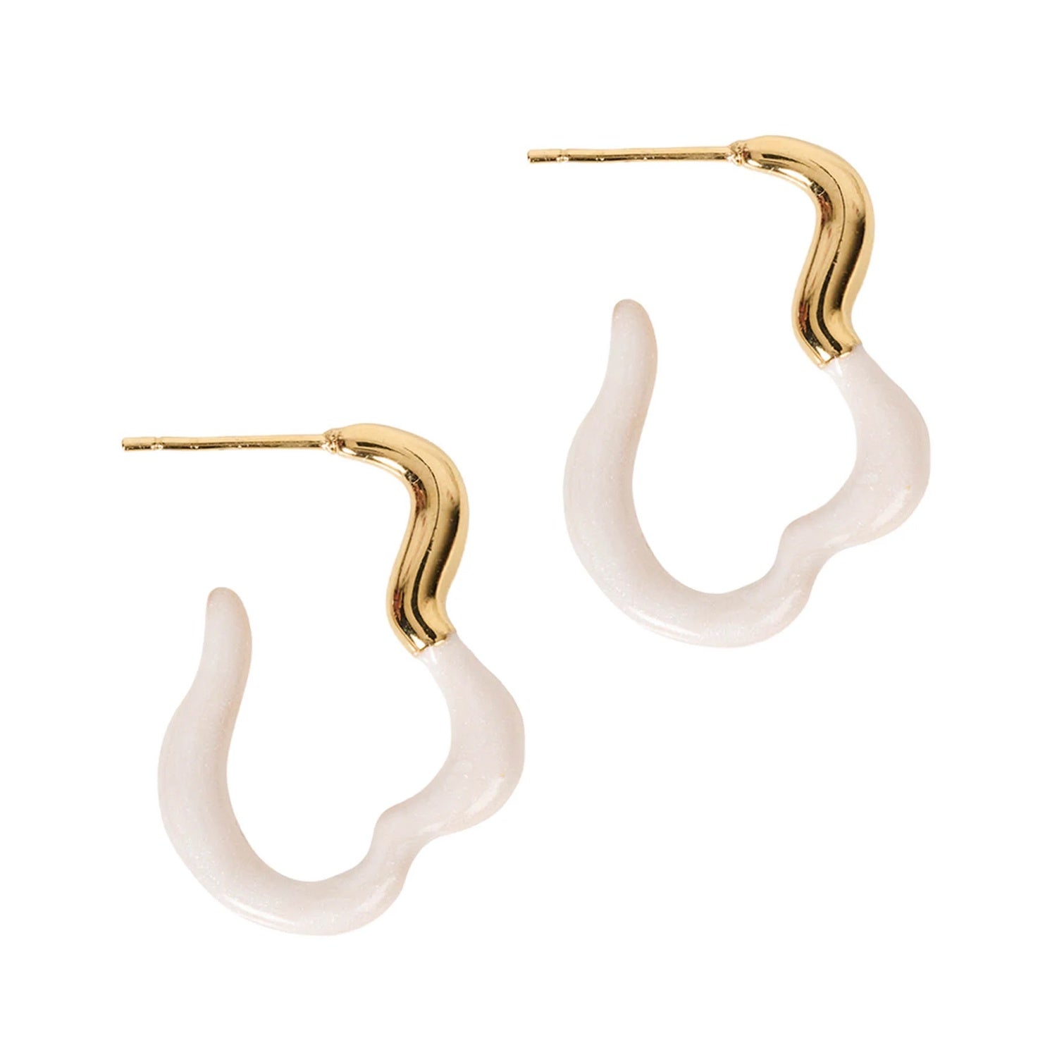 Earrings Treville - White
