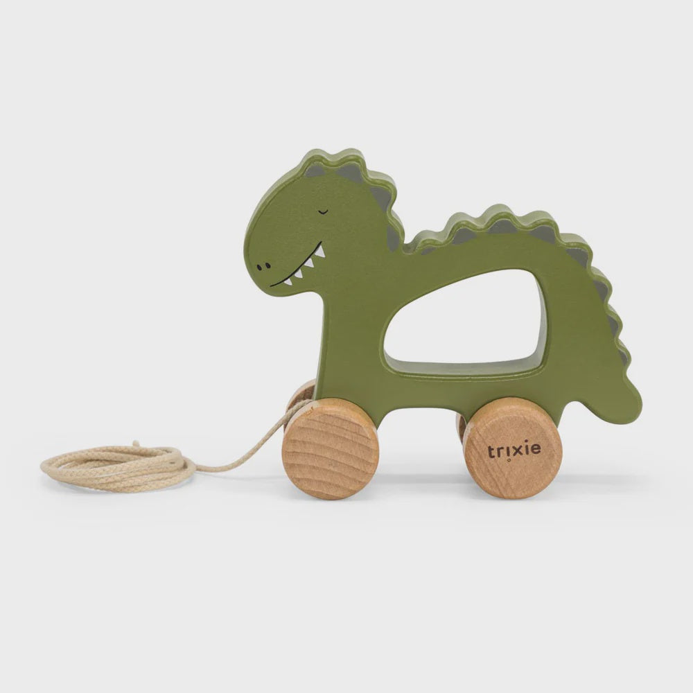 Pull Along Toy - Mr Dino