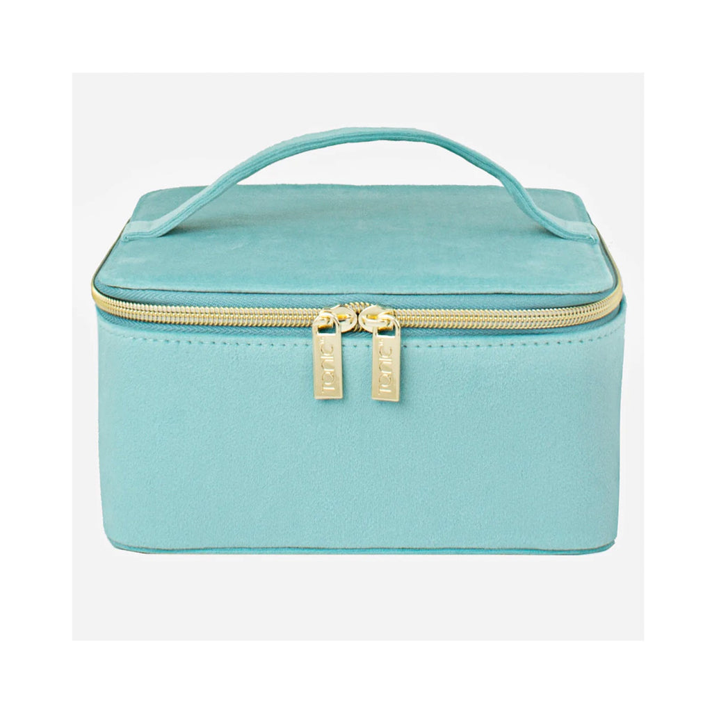 Jewellery Cube Luxe Velvet Large Seafoam