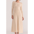 Dress Elena Knit Midi - Vanilla