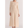 Dress Elena Knit Midi - Vanilla