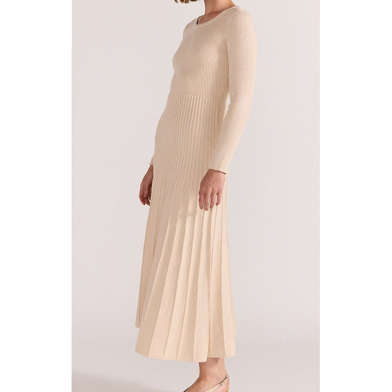 Dress Elena Knit Midi - Vanilla