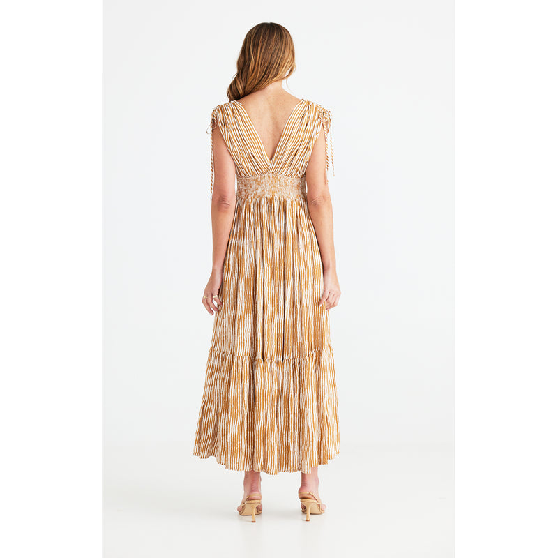 Dress Ellody - Tan Stripe