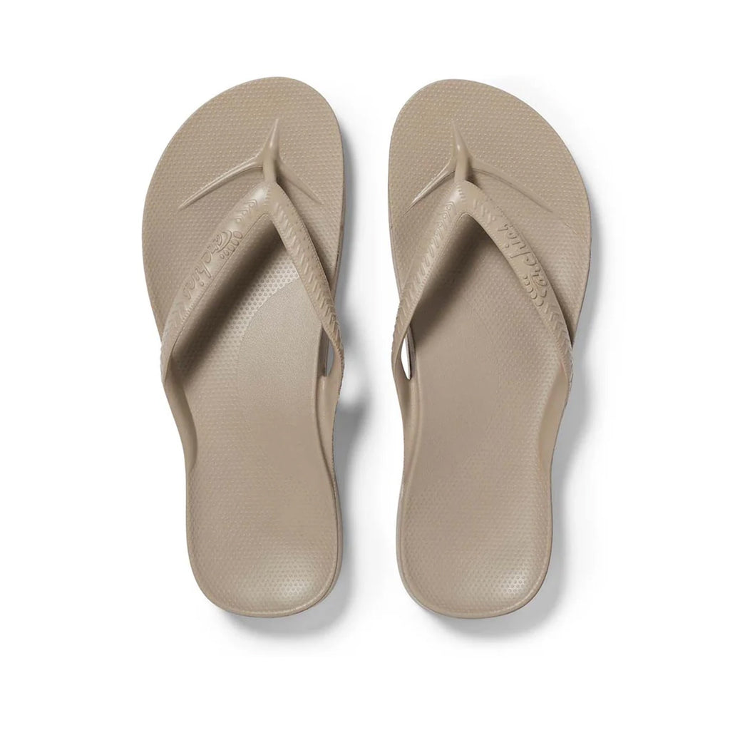 Arch Support Thongs - Taupe